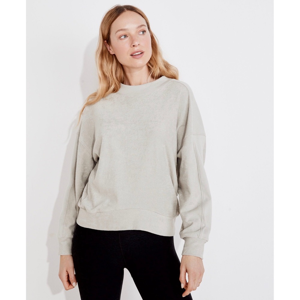 Varley Terry Crewneck Sweatshirt Oversized Sweatshirt Medium‎ Athleisure Lounge